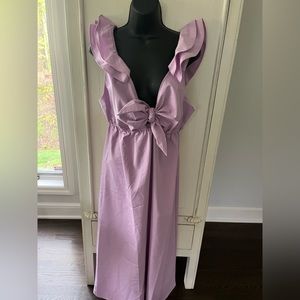 NWT DREW Anthropologie Lavender Maxi Dress, Large